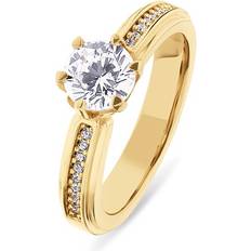 Or Bagues Jette Bague pour femme DIAMOND 88601203 925 Argent Or Jaune