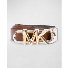 Polyurethaan - Vrouw Riemen Michael Kors Reversible Empire Leather and Signature Logo Belt - Black