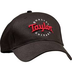 Accessories Taylor Black with Red/White Embroidered Logo Cap One Size