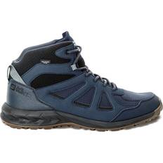 Jack Wolfskin Vandresko Jack Wolfskin Men's Woodland 2 Texapore Mid - Night Blue