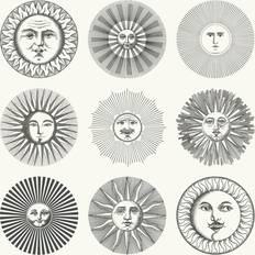 Tapeter Fornasetti Cole & Son Tapete Soli Black White