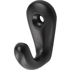 Aluminum Towel Rails, Rings & Hooks Handtuchhaken 0557 1 Hak.H.36mm Alu.ku.-besch.schwarz A.27mm