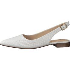 Talon Bloc Escarpins et Talons Clarks Laina15 Sling White Snake Female