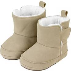 Kunstleder Lauflernschuhe Sterntaler Babyschuh beige braun