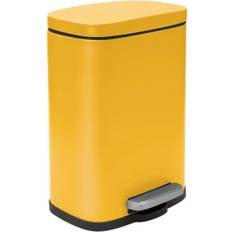 Jaune Poubelles à pédale Spirella Poubelle À Pédale Acier Akira 5L Safran Mat