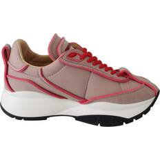 Jimmy Choo Pink Sneakers Jimmy Choo Ballet Pink and Red Raine Sneakers