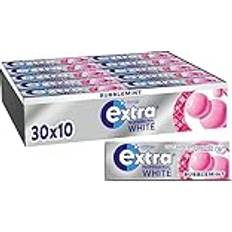 Professional White Bubblemint, Zuckerfreier Kaugummi, Multipack 30x10 Dragees, frischen Atem