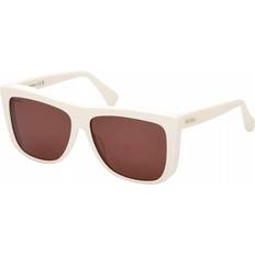 Solbriller Max Mara MM0066 LEE1 21E 57 Solbriller Kvinder - Hvid - White