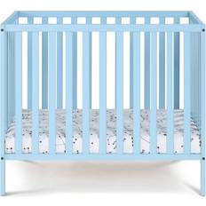 Cribs Suite Bebe Palmer 3-in-1 Convertible Mini Crib with Mattress Pad 26.5x39.8"