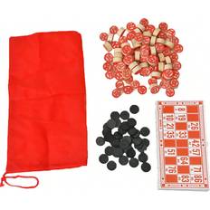 Shein 90pcs Bingo Numbered Wooden Chips Double-sided Table Game, Circle Shaped Board Game For Party Gathering Entertainment