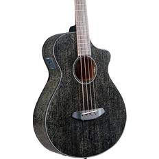 Gold Acoustic Guitars Breedlove Rainforest S Concert Acoustic-Electric Bass Guitar Black Gold