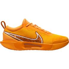 Nike Yellow Racket Sport Shoes Nike Court Zoom Pro HC - Sundial/Monarch/White