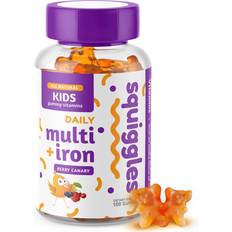 Kids Multivitamin + Iron Gummies 100ct. All-Natural, Low Yummy