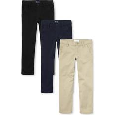 The Children's Place The Children's Place Girls Skinny Chino Pants,Black/Sandy/Tidal Pack,6X/7