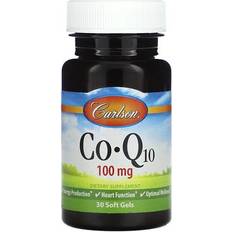 Carlson Co-Q10, 100 mg, 30 Soft Gels
