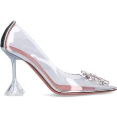 Amina Muaddi Begum Embellished PVC Pumps - Neutrals