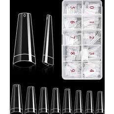 Shein 500pcs Half Cover False Nails Press on Nails Tips Long