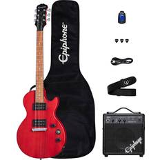 Musical Instruments Epiphone Les Paul Special-I Electric Guitar Player Pack Worn Cherry