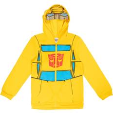 Children's Clothing HIS Transformers Bumblebee Little Boys Cosplay Fleece Pullover Hoodie Yellow 7-8