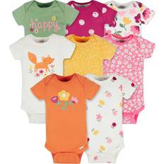Onesies Onesies Brand Baby Girl Short Sleeve Onesies Bodysuits 8-Pack Sizes Newborn-12M