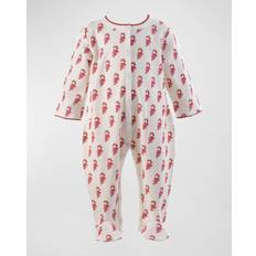 Fille - M Vêtements de nuit Rachel Riley Girl's Candy Cane BabyGro Footie Pajamas, 1M-12M Red Months