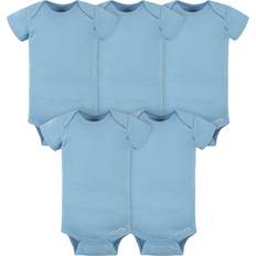 Blue - Girls Bodysuits Gerber Gerber Baby 5-Pack Solid Onesies Bodysuits, Blue, Months