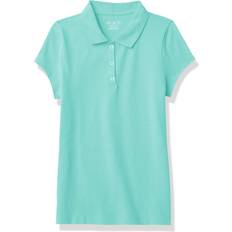 Spandex Polo Shirts The Children's Place Uniform Pique Polo Shirt - Seafrost