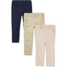 Babies Pants The Children's Place The Children's Place Baby Girls and Toddler Girls Skinny Chino Pants, Bisquit/Sandy/Tidal, 3T