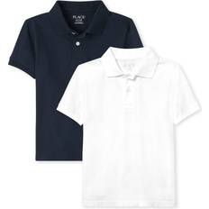 Boys Polo Shirts The Children's Place Boy's Uniform Pique Polo 2-pack - Multicolour