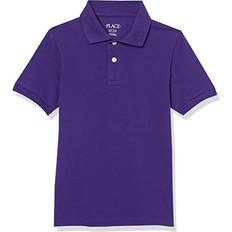 Girls - Purple Polo Shirts The Children's Place The Children's Place Boys' Short Sleeve Pique Polo, Regal Violet