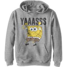 Silver Hoodies Children's Clothing Fifth Sun Nickelodeon Kids' Spongebob Squarepants YAS Youth Pullover Hoodie, Athletic Heather