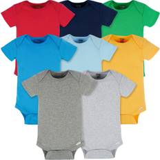 Onesies Baby 8-Pack Short Sleeve Mix & Match Bodysuits - Solid Boy