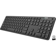 Arteck 2.4G Wireless Keyboard Ultra Slim Numeric Keypad Hotkey