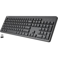 2.4G Wireless Keyboard Ultra Slim Numeric Keypad Hotkey
