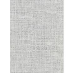 Warner Montgomery Grey Faux Grasscloth Vinyl Strippable Roll Covers 60.8 sq. ft