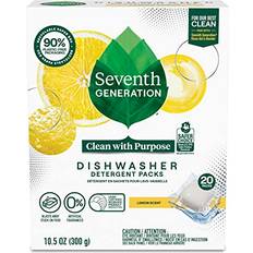 Seventh Generation Dishwasher Detergent Packs Lemon 20