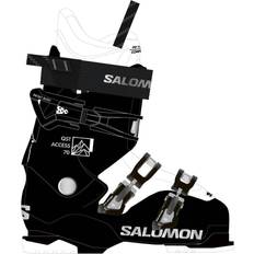 Bottes de descente Salomon QST Access W GW, chaussures de ski, femmes, noir/blanc