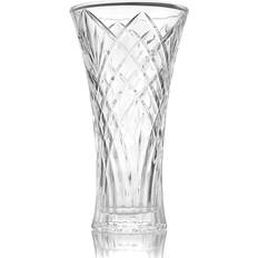 Crystal Vases Maison & White Crystal Glass Short Flower M&W Vase
