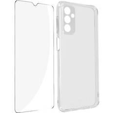 Protecteurs d'Écran Avizar Coque pour Samsung Galaxy A23 5G Silicone Souple et Film Verre Trempé 9H Transparent