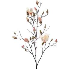 Mr Plant Magnolia Afskåret Blomst Hvid Pink Kunstig plante