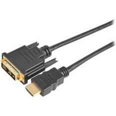 Prokord Hdmi-kabel 15m Hdmi Hane Dvi-d Hane 15m