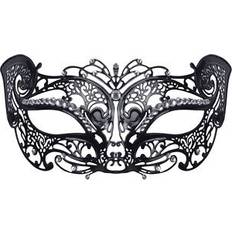 Head Masks Forum Metal Filigree Cat Eye Mask with Stone