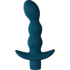 Beaded Prostatavibrator Blå Blå