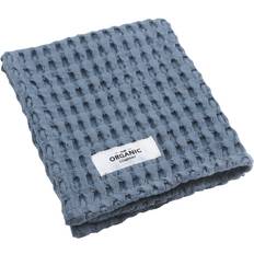 The Organic Company Towels The Organic Company Big Waffle Washcloth Kitchen Towel Blue