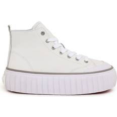 Diesel Sneakers Diesel S-Hanami Mid X Sneaker alte con suola platform in pelle Sneakers Donna Bianco