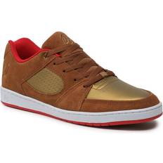 ES Accel Slim Skate Shoes Brown/Bling/Bling