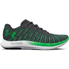 Under Armour Charged Breeze Laufschuhe Herren 106 jet gray/green screen/green screen Grau/Grün