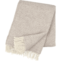 Klippan Yllefabrik Polka Blankets Beige (200x130cm)