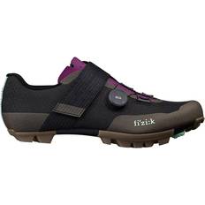 Grey - Unisex Cycling Shoes Fizik Vento Ferox Carbon MTB Shoes, Mud/Grape