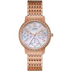 Guess W1086L2 Lattice Hvid/Rosaguldtonet Ø38 mm